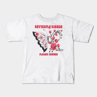 Butterfly Flower Wings Best Gift For Mothers Day Lovers Kids T-Shirt
